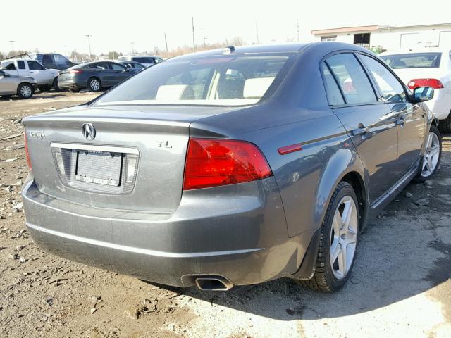 19UUA66206A009151 - 2006 ACURA 3.2TL GRAY photo 4