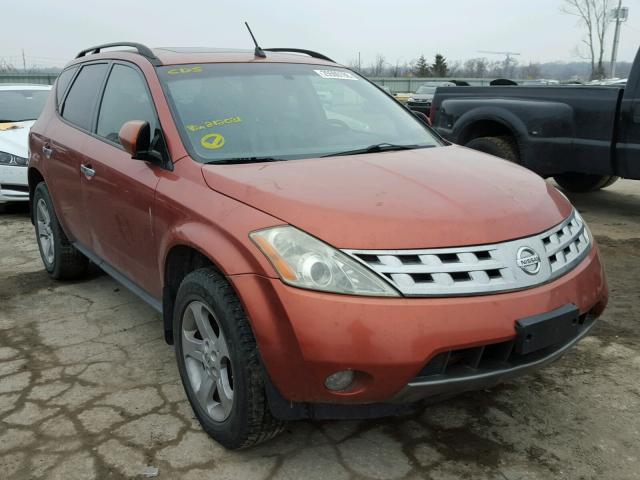 JN8AZ08W53W212031 - 2003 NISSAN MURANO SL ORANGE photo 1