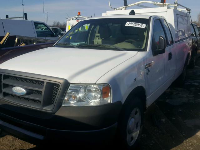 1FTRF12288KD93496 - 2008 FORD F150 WHITE photo 2