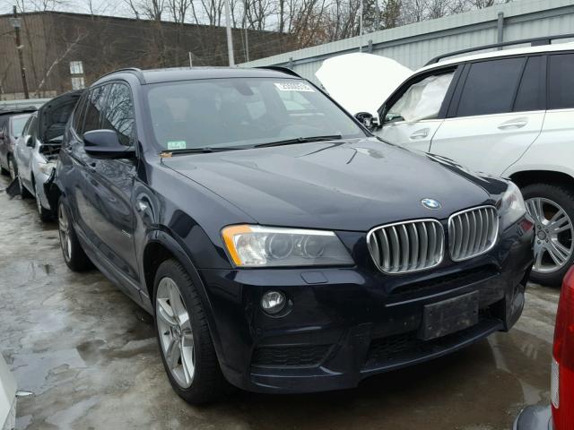 5UXWX7C54E0E76878 - 2014 BMW X3 XDRIVE3 BLACK photo 1