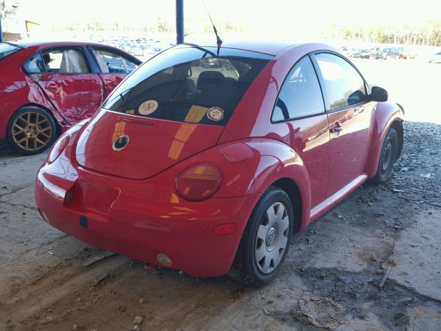 3VWBK21C53M427891 - 2003 VOLKSWAGEN NEW BEETLE RED photo 4