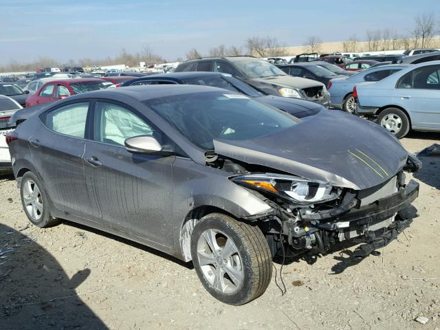 5NPDH4AE7GH776960 - 2016 HYUNDAI ELANTRA SE BROWN photo 1