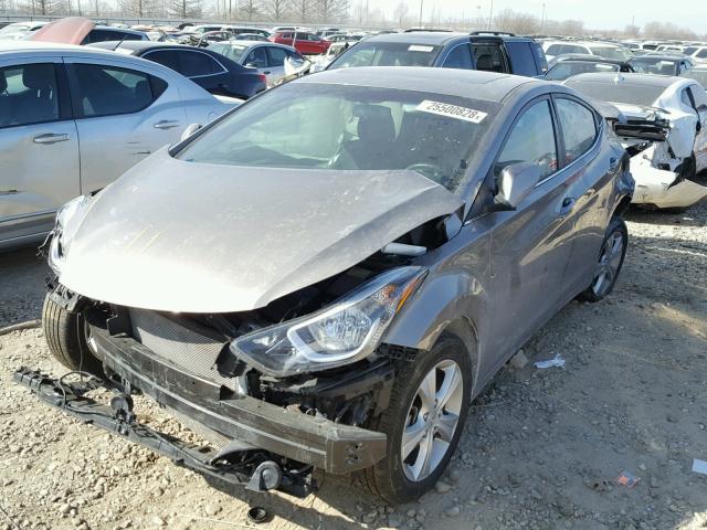 5NPDH4AE7GH776960 - 2016 HYUNDAI ELANTRA SE BROWN photo 2