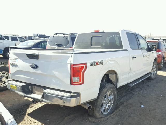 1FTFW1EG8HFA48102 - 2017 FORD F150 SUPER WHITE photo 4