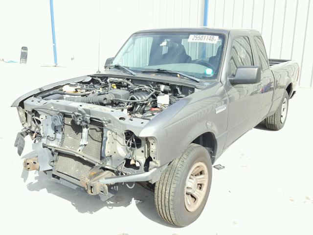 1FTYR14D39PA52304 - 2009 FORD RANGER SUP GRAY photo 2