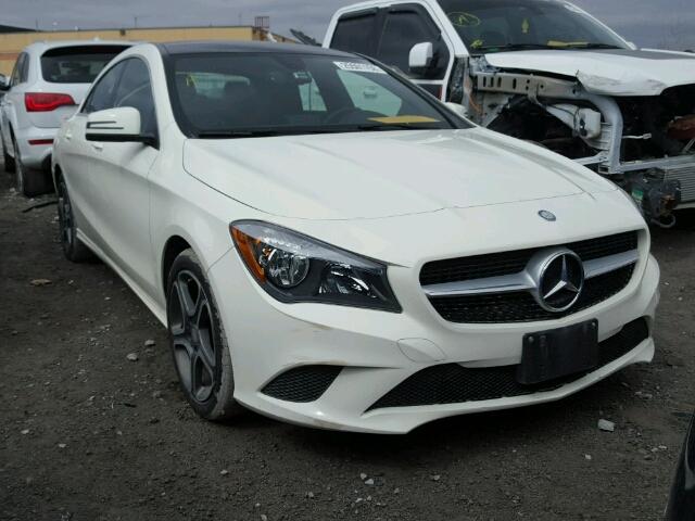 WDDSJ4GB4EN106830 - 2014 MERCEDES-BENZ CLA 250 4M WHITE photo 1