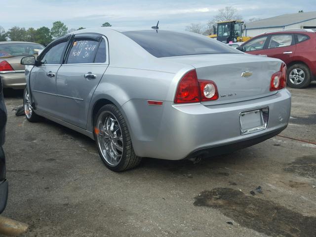 1G1ZC5EB8AF145042 - 2010 CHEVROLET MALIBU 1LT SILVER photo 3