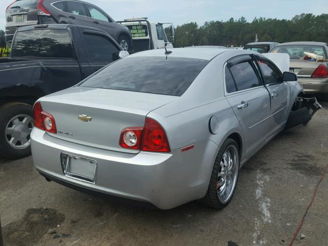 1G1ZC5EB8AF145042 - 2010 CHEVROLET MALIBU 1LT 银色 照片 4