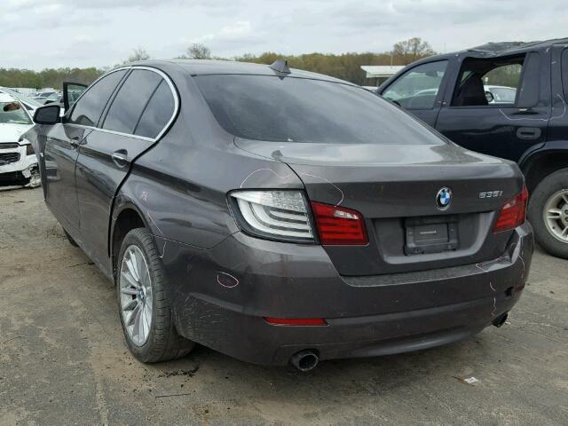 WBAFR7C51BC267176 - 2011 BMW 535 I BROWN photo 3