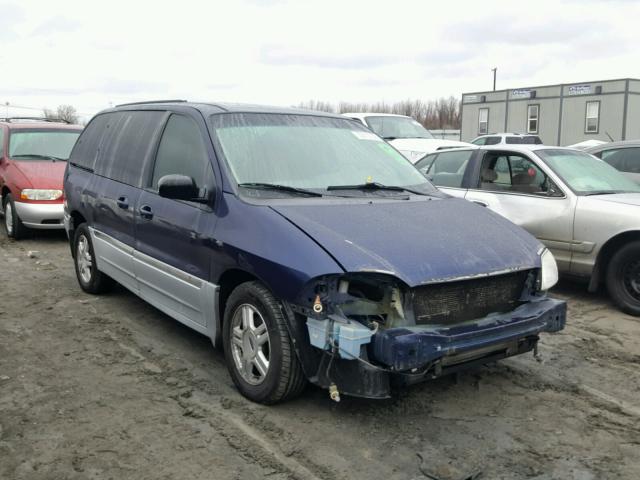 2FMZA53491BA41609 - 2001 FORD WINDSTAR S BLUE photo 1