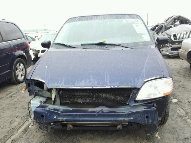 2FMZA53491BA41609 - 2001 FORD WINDSTAR S BLUE photo 7