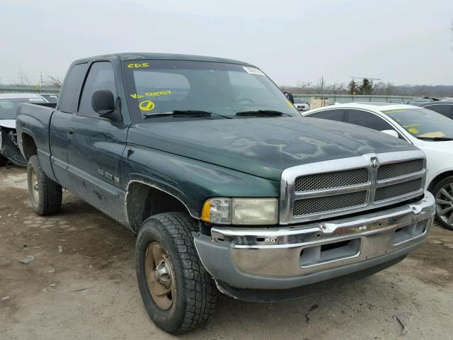 3B7HF13Y01M568787 - 2001 DODGE RAM 1500 GREEN photo 1