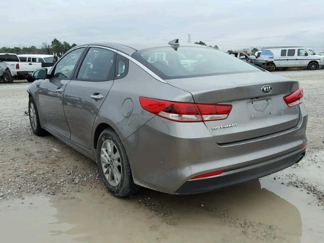 5XXGT4L30JG198419 - 2018 KIA OPTIMA LX GRAY photo 3