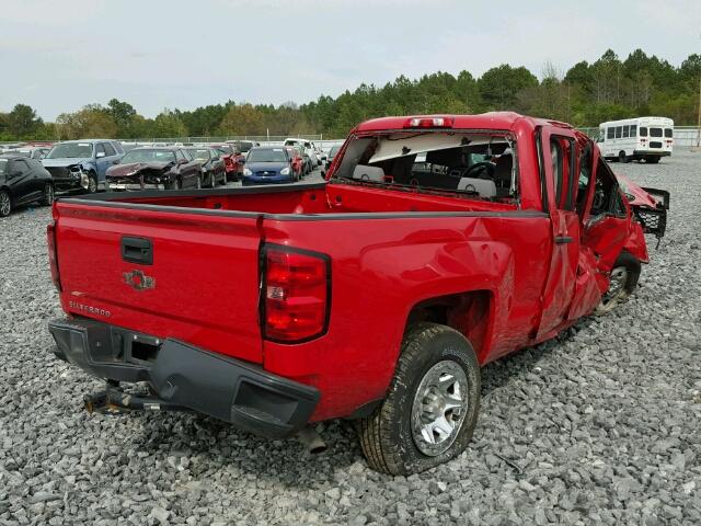 1GCRCPEH2EZ128328 - 2014 CHEVROLET SILVERADO RED photo 4