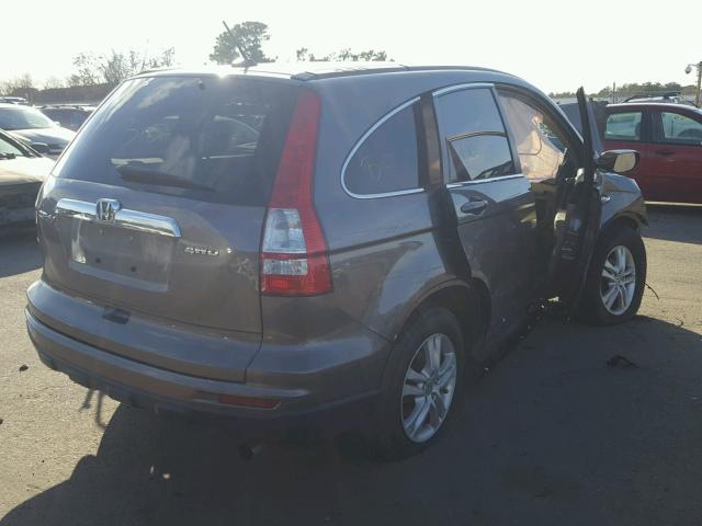 5J6RE4H77BL056594 - 2011 HONDA CR-V EXL GRAY photo 4