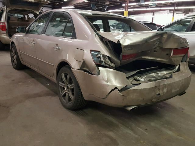 5NPEU46F36H076434 - 2006 HYUNDAI SONATA GLS GRAY photo 3