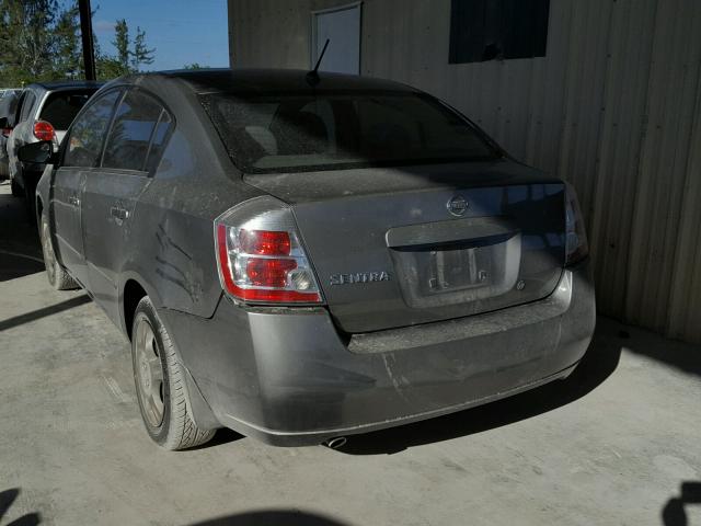 3N1AB61E98L671521 - 2008 NISSAN SENTRA 2.0 GRAY photo 3