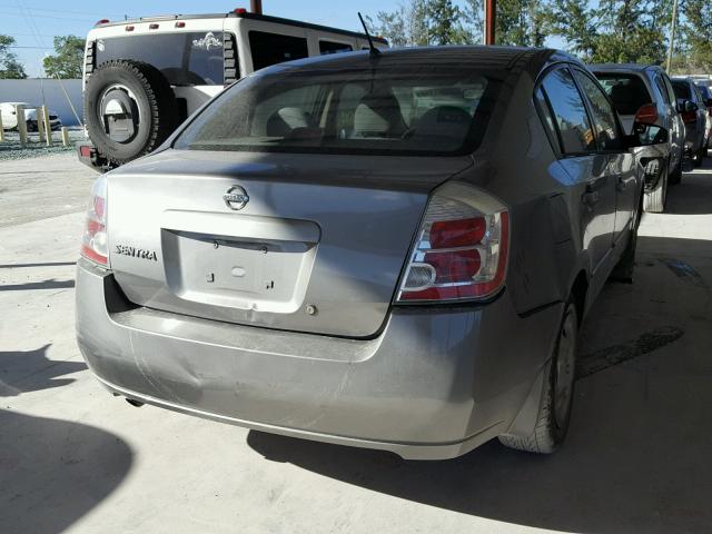 3N1AB61E98L671521 - 2008 NISSAN SENTRA 2.0 GRAY photo 4