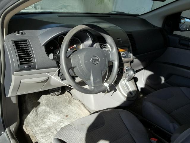 3N1AB61E98L671521 - 2008 NISSAN SENTRA 2.0 GRAY photo 9