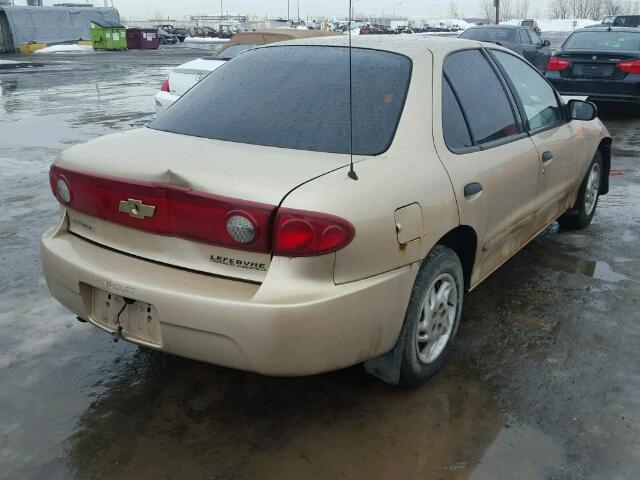 3G1JC52F34S102801 - 2004 CHEVROLET CAVALIER GOLD photo 4