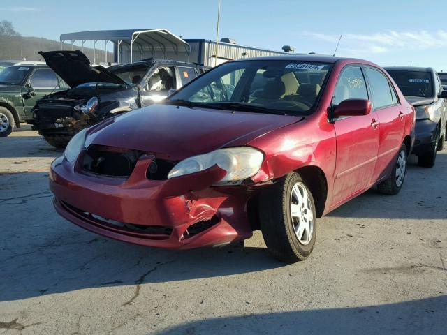 JTDBR32E860097045 - 2006 TOYOTA COROLLA CE RED photo 2