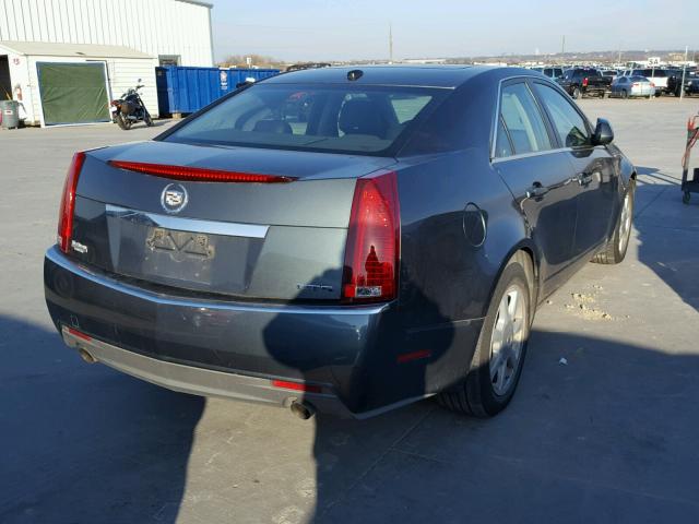 1G6DF577280181116 - 2008 CADILLAC CTS CHARCOAL photo 4