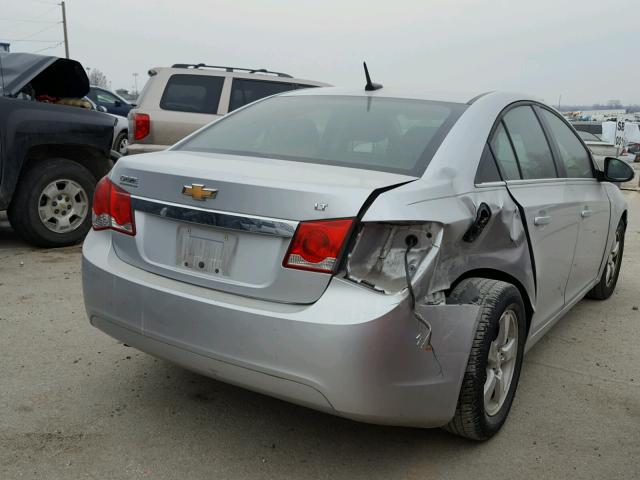 1G1PC5SB9D7143519 - 2013 CHEVROLET CRUZE LT SILVER photo 4