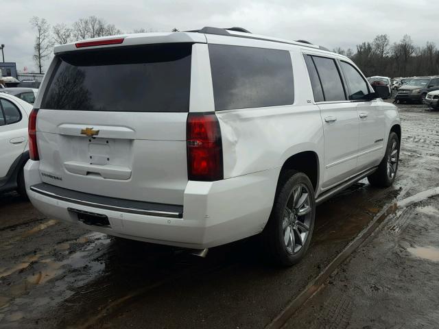 1GNSCJKC9GR212535 - 2016 CHEVROLET SUBURBAN C WHITE photo 4