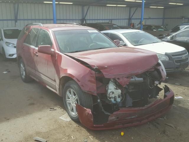 1GYEE637940175866 - 2004 CADILLAC  SRX MAROON photo 1