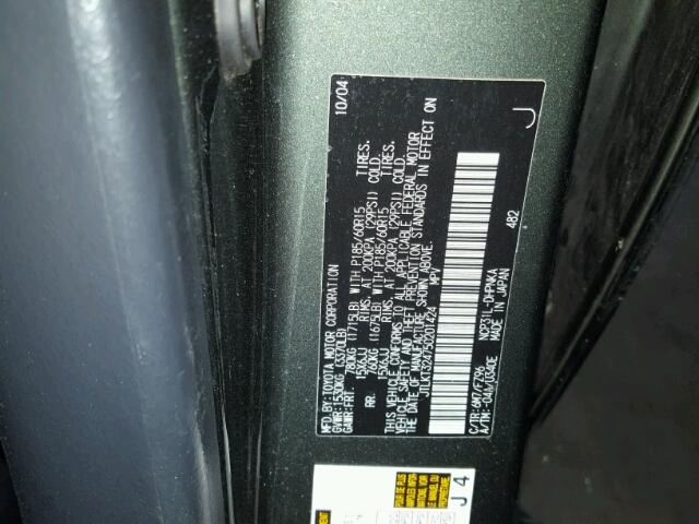 JTLKT324750201424 - 2005 TOYOTA SCION XB მწვანე ფოტო 10