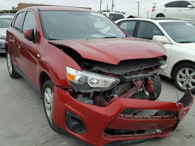 4A4AP3AUXEE008306 - 2014 MITSUBISHI OUTLANDER MAROON photo 1