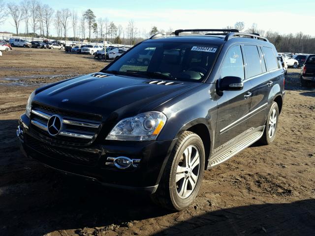 4JGBF71E77A149242 - 2007 MERCEDES-BENZ GL 450 4MA BLACK photo 2