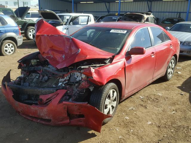 4T1BE46K77U114859 - 2007 TOYOTA CAMRY NEW RED photo 2