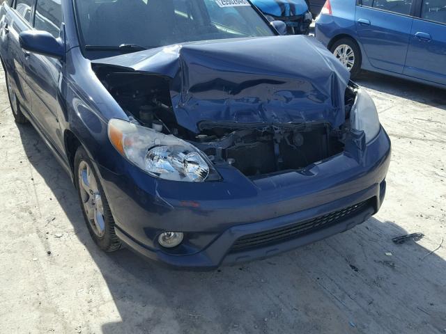 2T1KR32E18C720515 - 2008 TOYOTA COROLLA MA BLUE photo 9