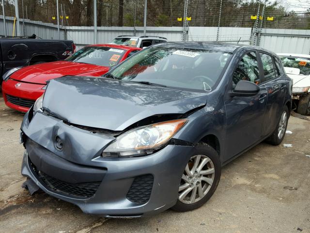 JM1BL1L79C1533803 - 2012 MAZDA 3 I GREEN photo 2