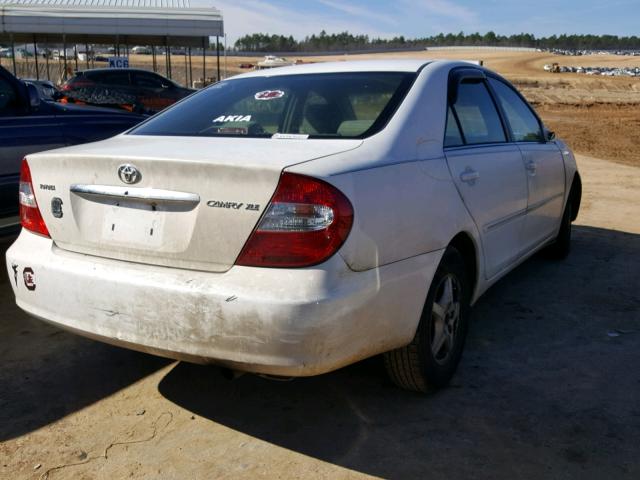 4T1BE32K44U299190 - 2004 TOYOTA CAMRY LE WHITE photo 4