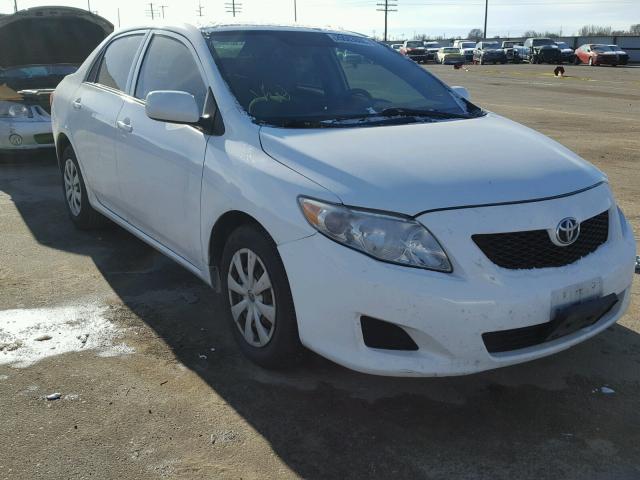 1NXBU40E29Z127673 - 2009 TOYOTA COROLLA BA WHITE photo 1