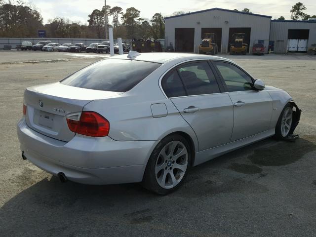 WBAVB73537VF51732 - 2007 BMW 335 I SILVER photo 4