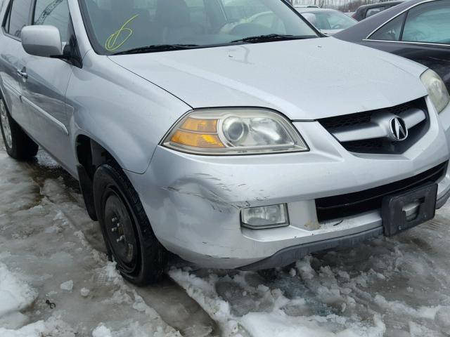 2HNYD18926H522174 - 2006 ACURA MDX TOURIN SILVER photo 9