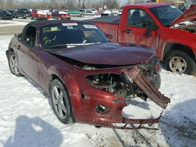 JM1NC25F260114497 - 2006 MAZDA MX-5 MIATA MAROON photo 1