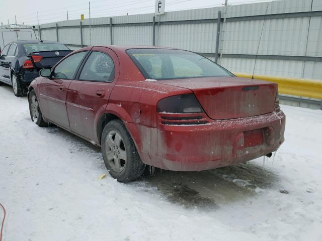 1B3EJ56U71N529140 - 2001 DODGE STRATUS ES RED photo 3