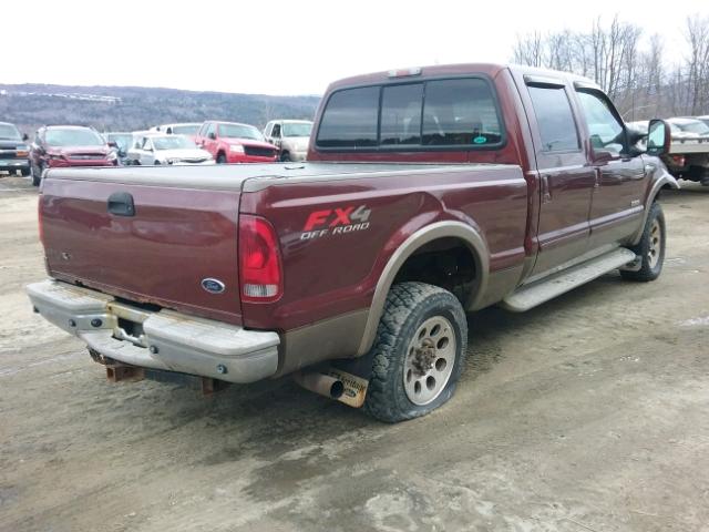 1FTSW21P66ED42191 - 2006 FORD F250 SUPER BROWN photo 4