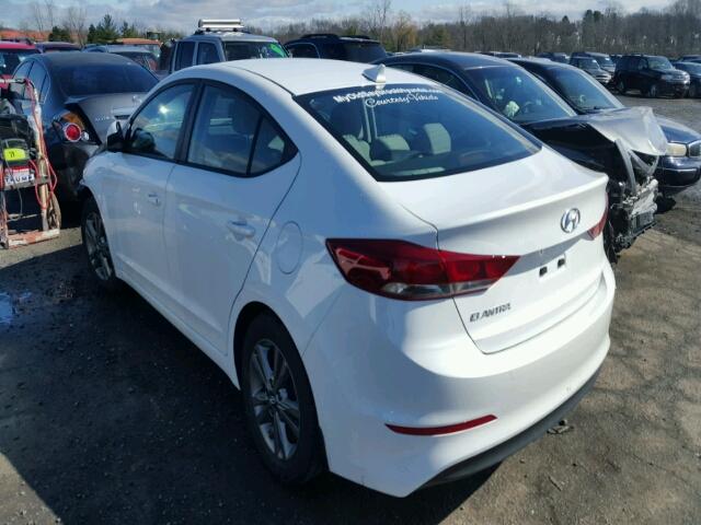 5NPD84LFXHH007490 - 2017 HYUNDAI ELANTRA SE WHITE photo 3