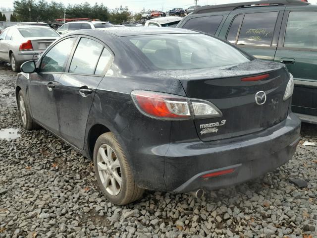 JM1BL1SG6A1118789 - 2010 MAZDA 3 I BLACK photo 3