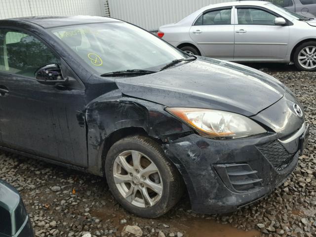 JM1BL1SG6A1118789 - 2010 MAZDA 3 I BLACK photo 9