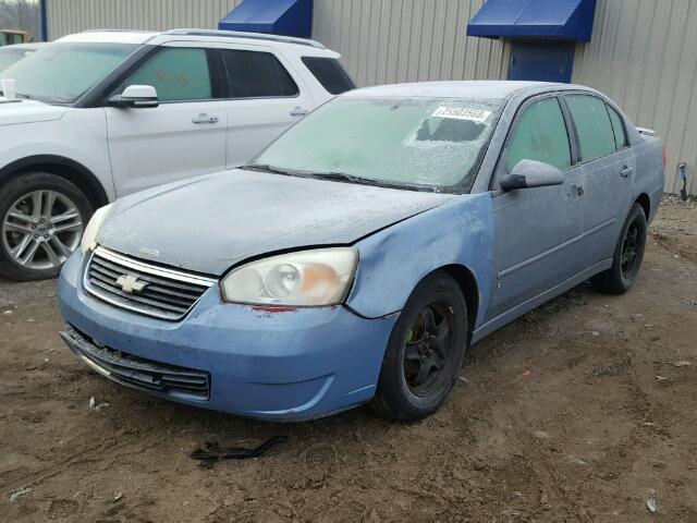 1G1ZT58FX7F107920 - 2007 CHEVROLET MALIBU LT BLUE photo 2