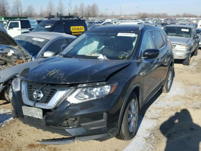 KNMAT2MV9HP539247 - 2017 NISSAN ROGUE S BLACK photo 2