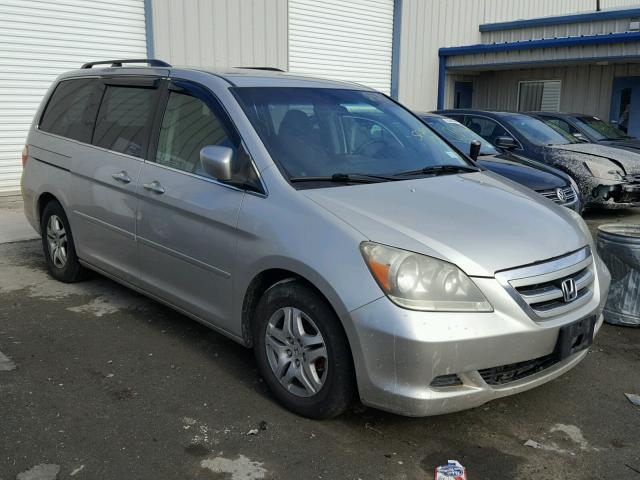 5FNRL38495B045311 - 2005 HONDA ODYSSEY EX SILVER photo 1