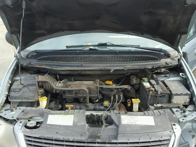 2C4GP54L43R244594 - 2003 CHRYSLER TOWN & COU BLUE photo 7