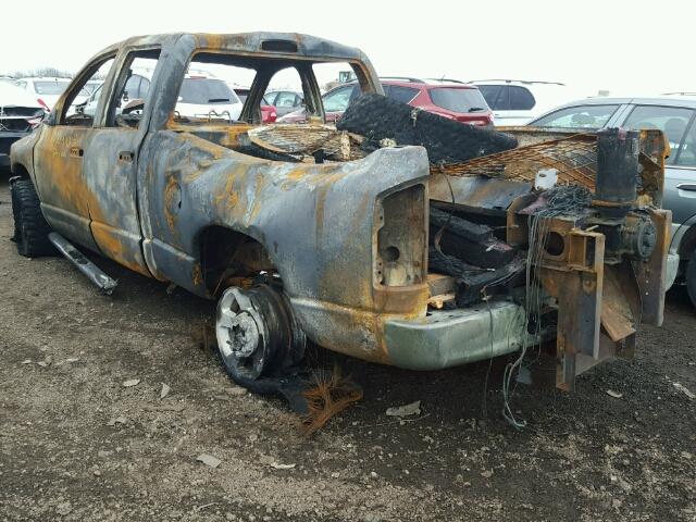 1D7KS28A67J625105 - 2007 DODGE RAM 2500 S BURN photo 3
